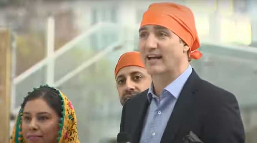 Pro-Khalistan slogans echo as PM Trudeau addresses Sikhs on Khalsa Day