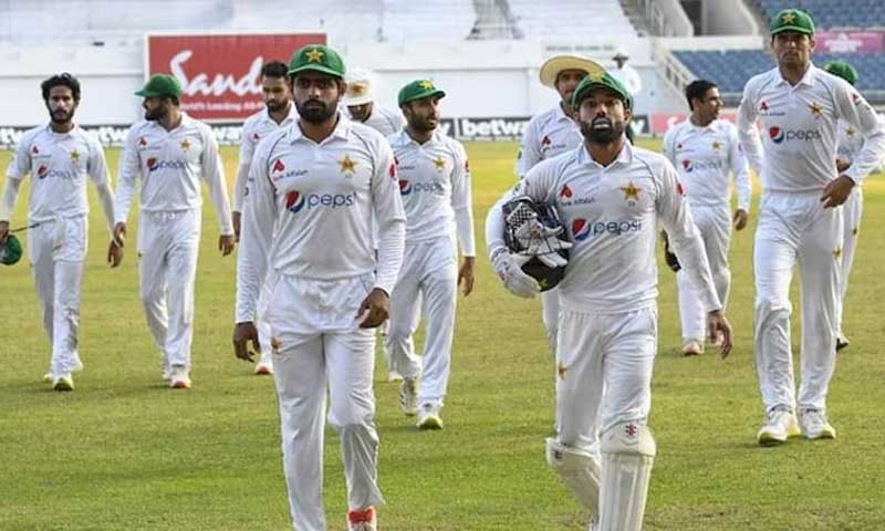 PCB announces Test squad for Bangladesh series Pakistan cricketers return to pavilion after a Test match.