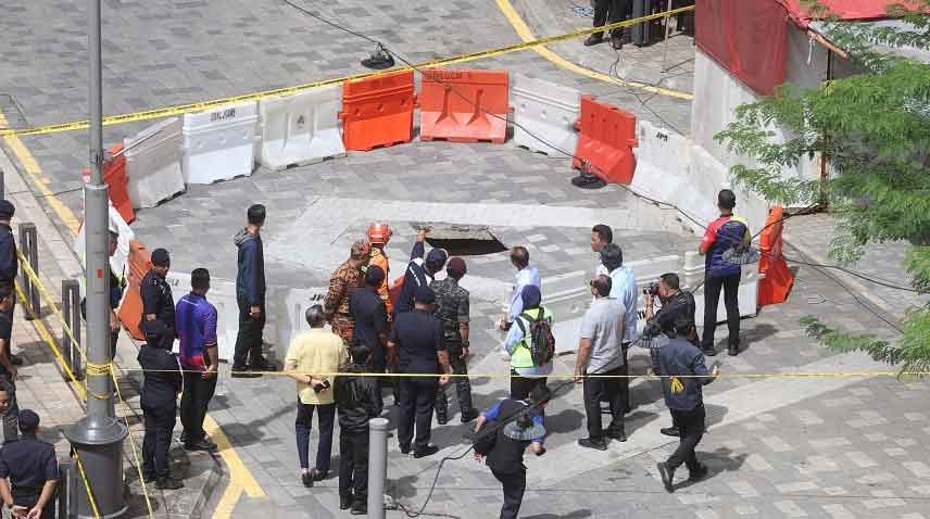 New sinkhole in Kuala Lumpur 