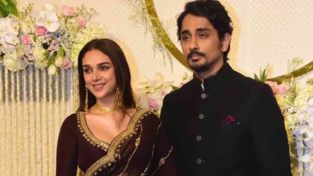 Aditi Rao Hydari, Siddharth secretly get married in Wanaparthy Temple 