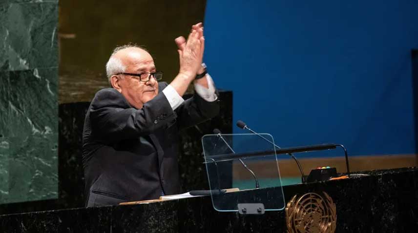 United Nations General Assembly backs Palestinian bid for full UN membership