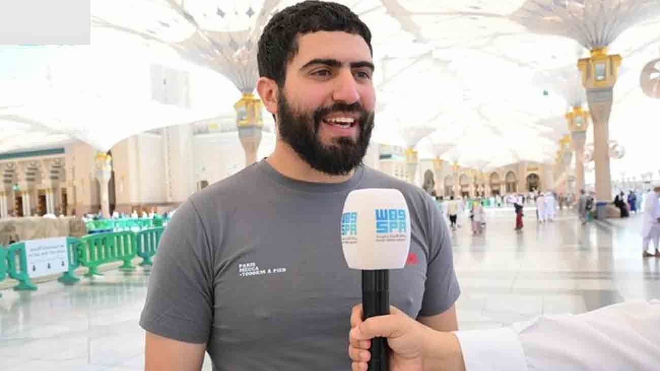 Eight-month journey to Madina: Frenchman walks for 13 countries to perform Umrah