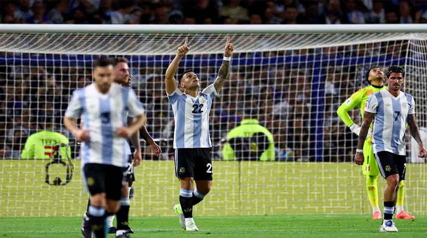 Superb Martinez strike gives Argentina 1-0 win over Peru