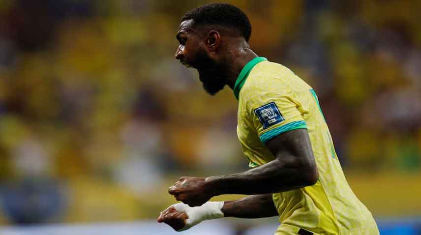 World Cup qualifier: Gerson’s brilliant strike gives Brazil 1-1 draw with Uruguay 