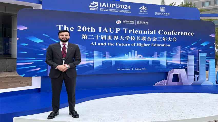 UMT President Ibrahim Murad represents Pakistan at IAUP2024 in Beijing 