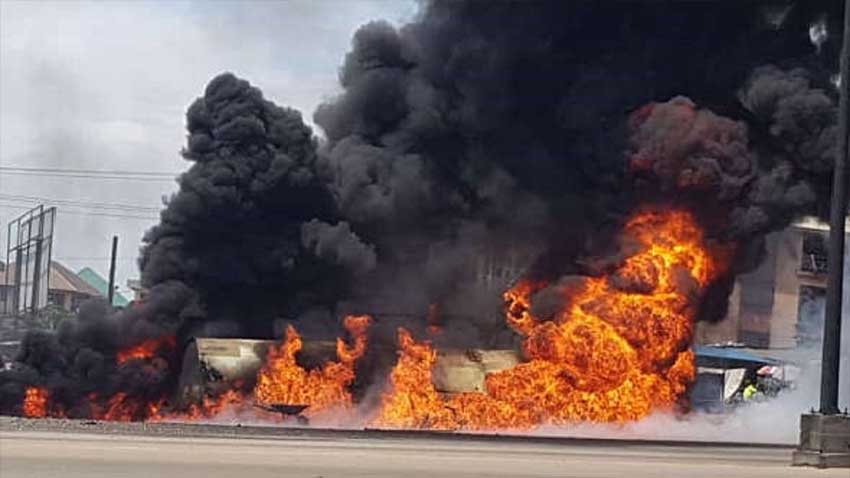 Fuel tanker explosion in Nigeria