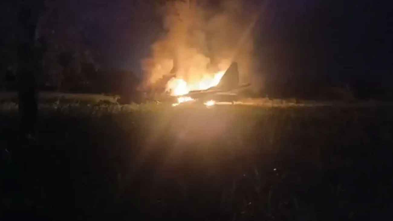 India’s MiG-29 fighter jet crashes in Rajasthan