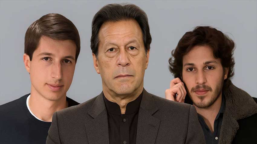 Imran Khan’s sons Kasim and Suleman have applied for Pakistan visas, Aleema Khan reveals File photo