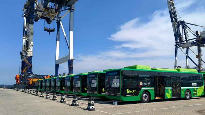 A fleet of 100 electric buses will depart from China for Pakistan tonight.