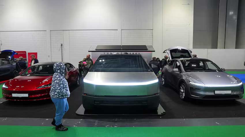 Good news for car lovers: Tesla almost halves lease fee as sales slump File photo