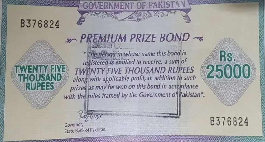 Rs. 25,000, Rs. 40,000 Premium Prize Bond draw update File Photo