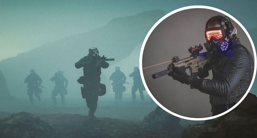 China unveils motion-controlled combat robot