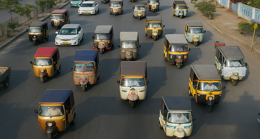 Karachi expands ban on rickshaws to 26 major roads to reduce traffic