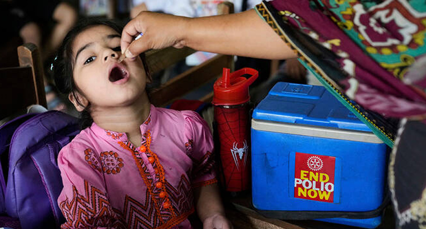 Pakistan launches nationwide anti-polio drive to vaccinate millions of children. File Photo