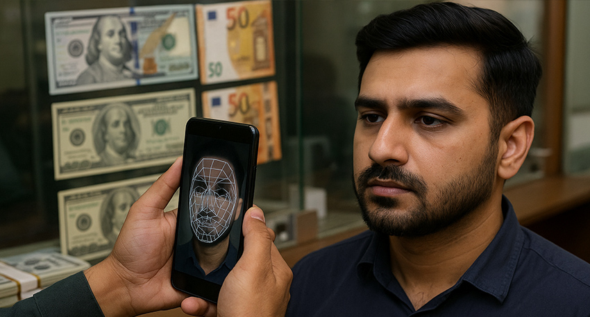 Facial scans made mandatory for buying & selling foreign currency