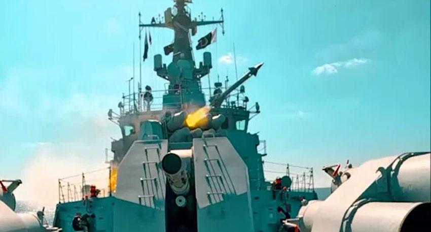 Pakistan Navy conducts successful missile firing in North Arabian Sea