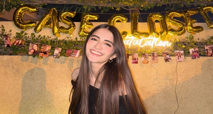 Case Closed! Meerub Ali celebrates law graduation with style