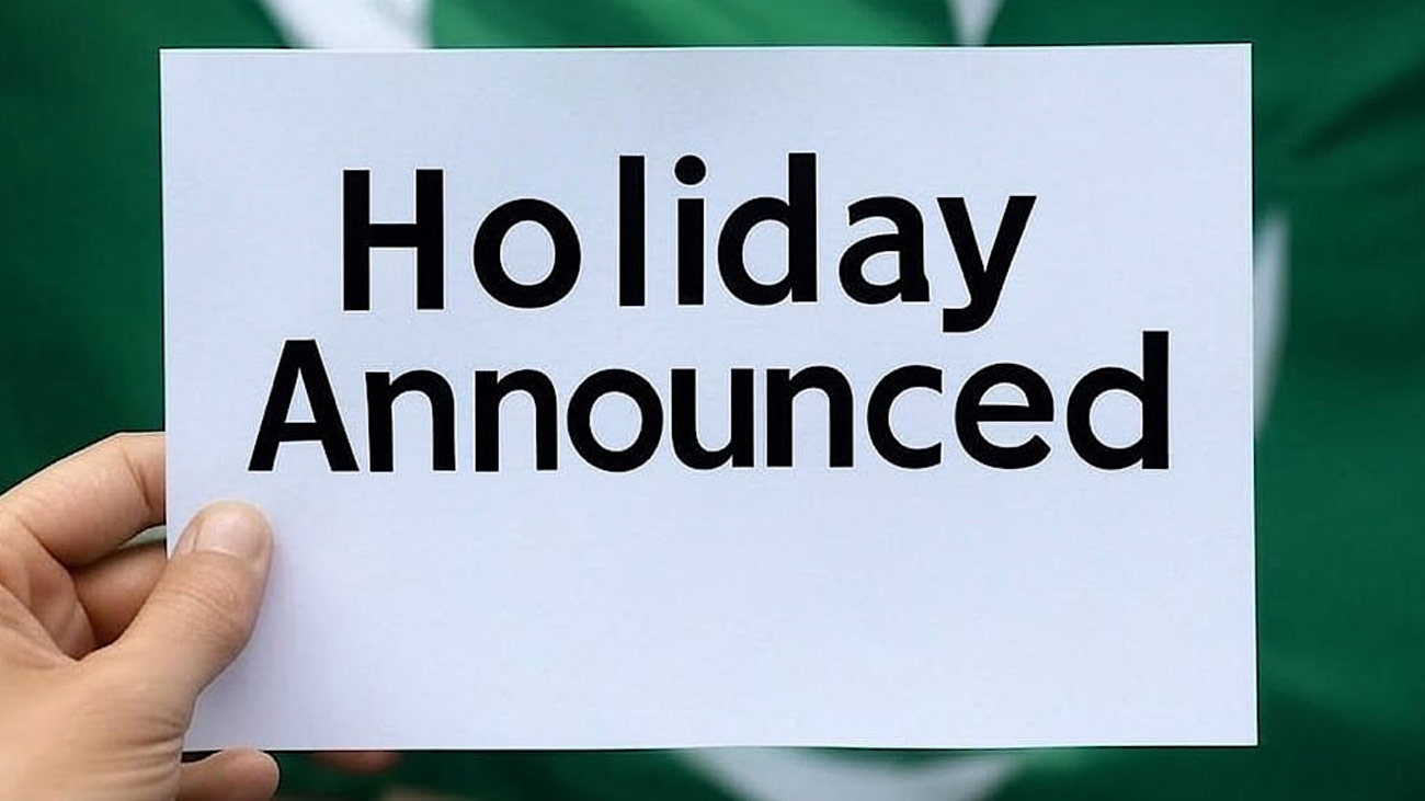 Two Christmas holidays announced in Sindh
