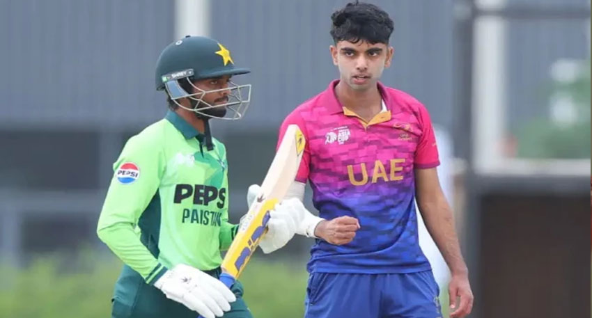 Pak U19 vs UAE U19: Pakistan clinch semi-final spot with 70-run win