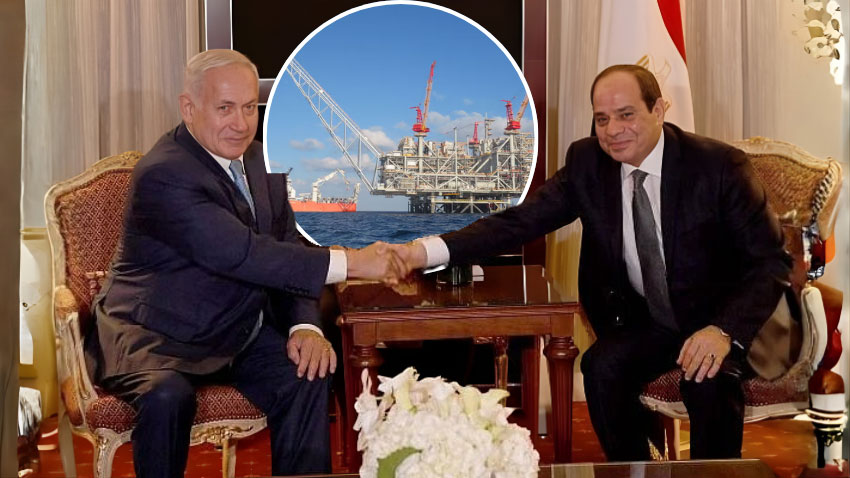 Israeli PM Benjamin Netanyahu with Egyptian President Abdel-Fattah el-Sissi meeting in UN General Assembly in New York on September 27, 2018.  File Photo