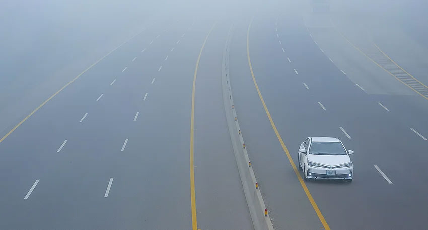 Major motorway closures across Pakistan due to dense fog