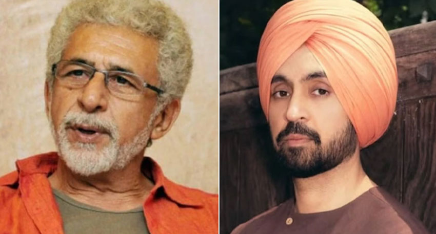 Naseeruddin Shah takes a U-turn after getting trolled online for supporting Diljit Dosanjh