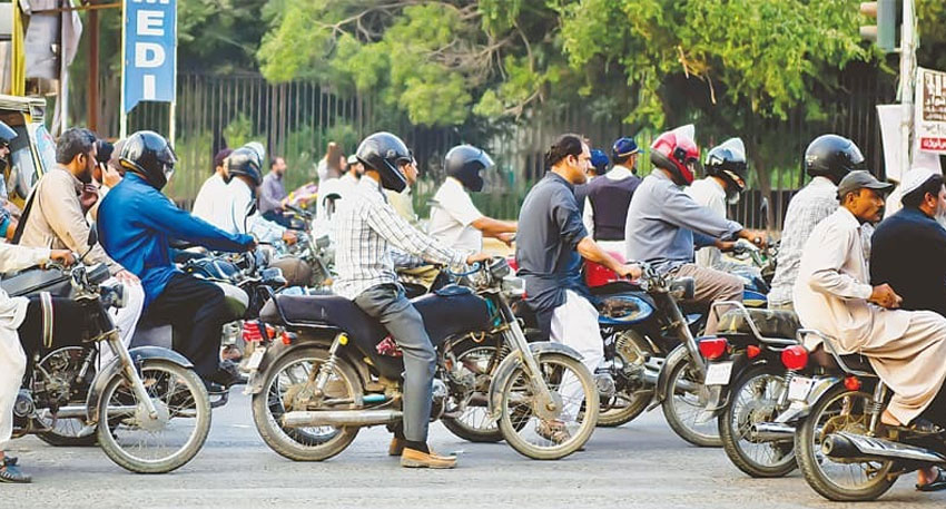 New helmet rule enforced in Islamabad File Photo