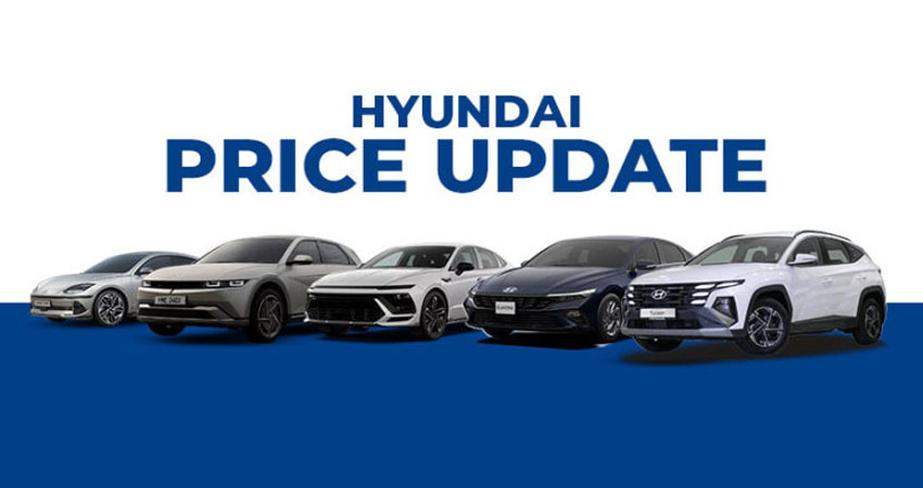 Hyundai prices increased across all models, here is new price list