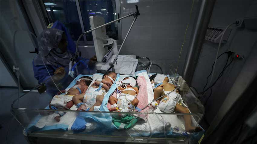 Gaza doctors overcrowd incubators as fuel shortage puts hospitals at risk