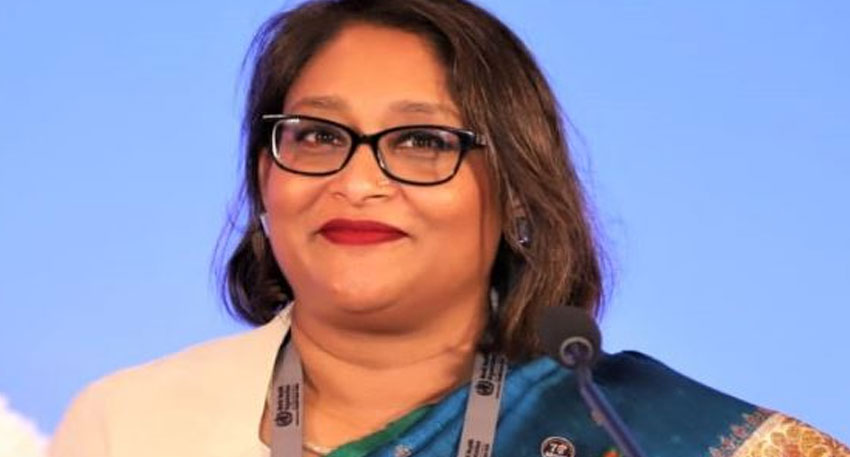 WHO puts Sheikh Hasina’s daughter Saima Wazed on indefinite leave File Photo