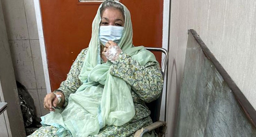 PTI leader Dr Yasmin Rashid shifted to hospital after health crisis in jail File Photo