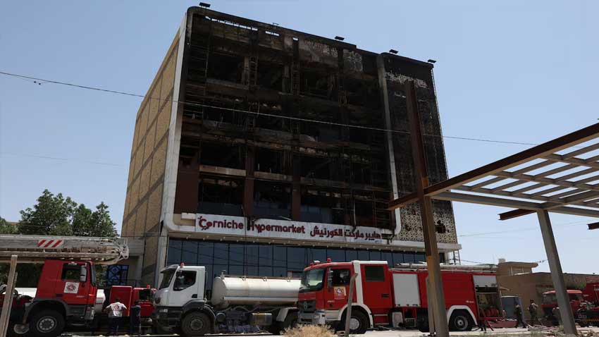 Fire at Iraq’s hypermarket leaves at least 69 dead, 11 others missing