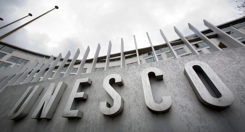 US quits UNESCO over Palestinian state recognition file photo