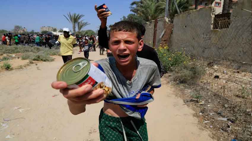 At least 65 Palestinians killed in Gaza as starvation outrage rises