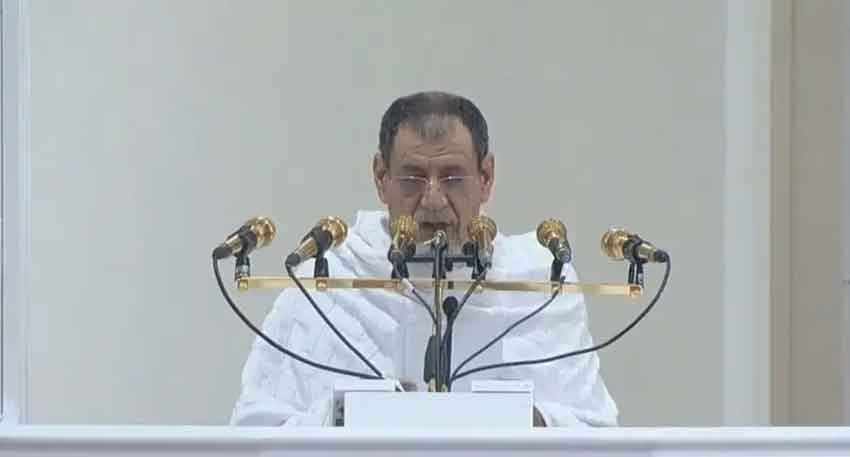 Sheikh Saleh bin Humaid leads 2025 Hajj Sermon, calls for faith, patience, and unity File Photo