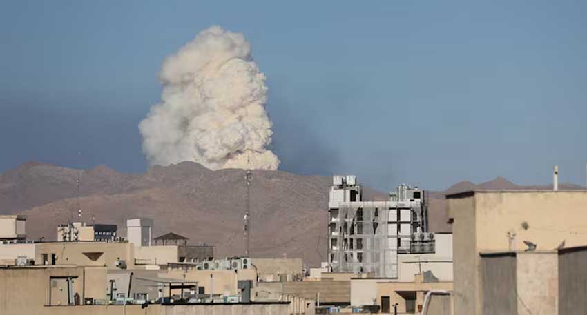 Iran, Israel trade fresh air attacks as Trump weighs US involvement Smoke rises following an Israeli attack in Tehran, Iran, Majid Asgaripour/WANA (West Asia News Agency) via REUTERS