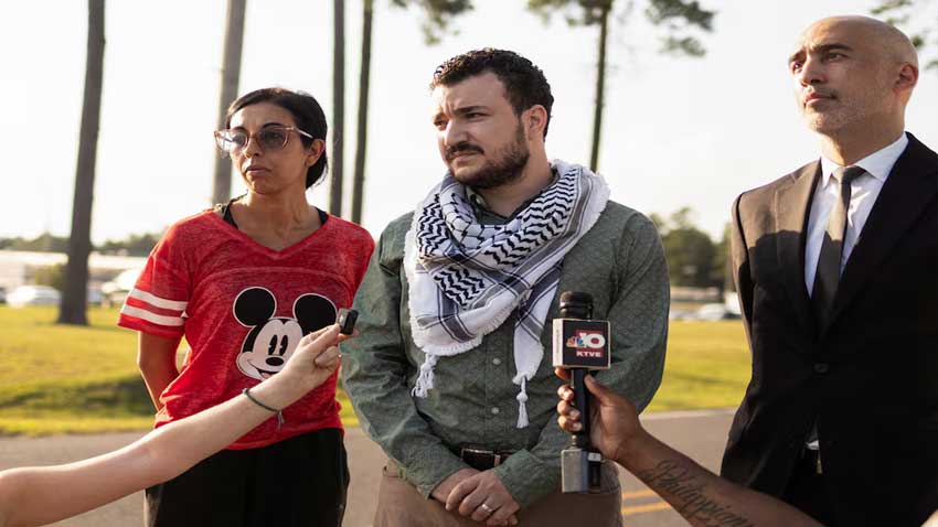 Pro-Palestinian activist Khalil walks free after US judge orders release
