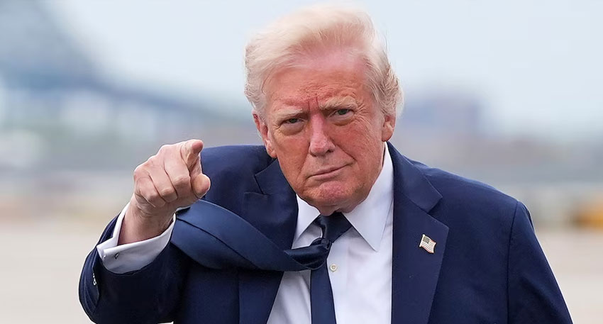 Trump slams CNN over Iran strike report file photo