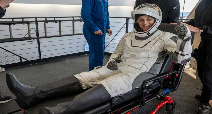 NASA astronauts &#039;Butch and Suni&#039; return to Earth after drawn-out mission in space