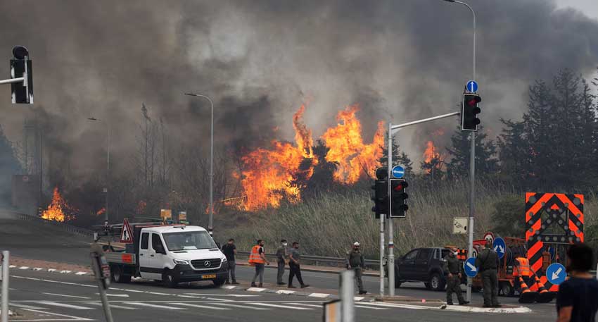 Wildfires rage near Jerusalem, major road closed, communities evacuated