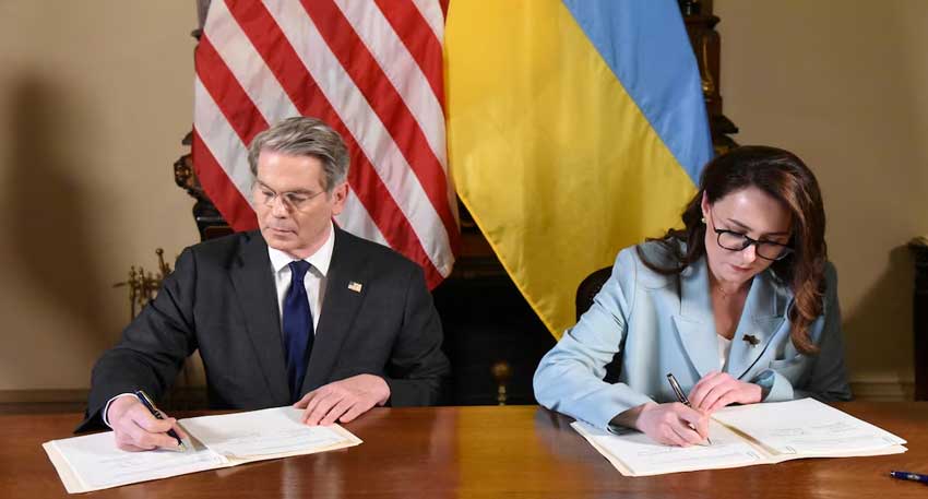 Ukraine, US sign minerals deal sought by Trump