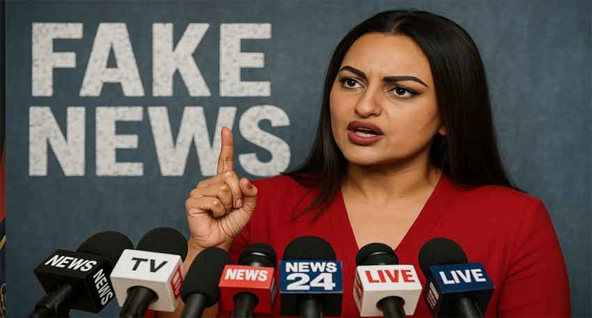 Bollywood star Sonakshi Sinha slams India’s fake media reports, calls for truth in reporting