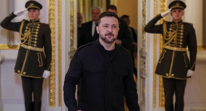 Ukraine's Zelenskiy calls on Russia to confirm ceasefire before talks Ukrainian President Volodymyr Zelenskiy