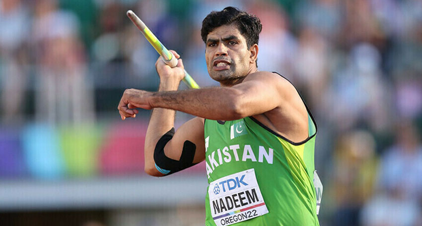 Arshad Nadeem wins gold medal in Asian Athletics Championships
