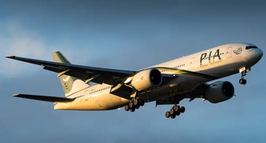 PIA plane in air