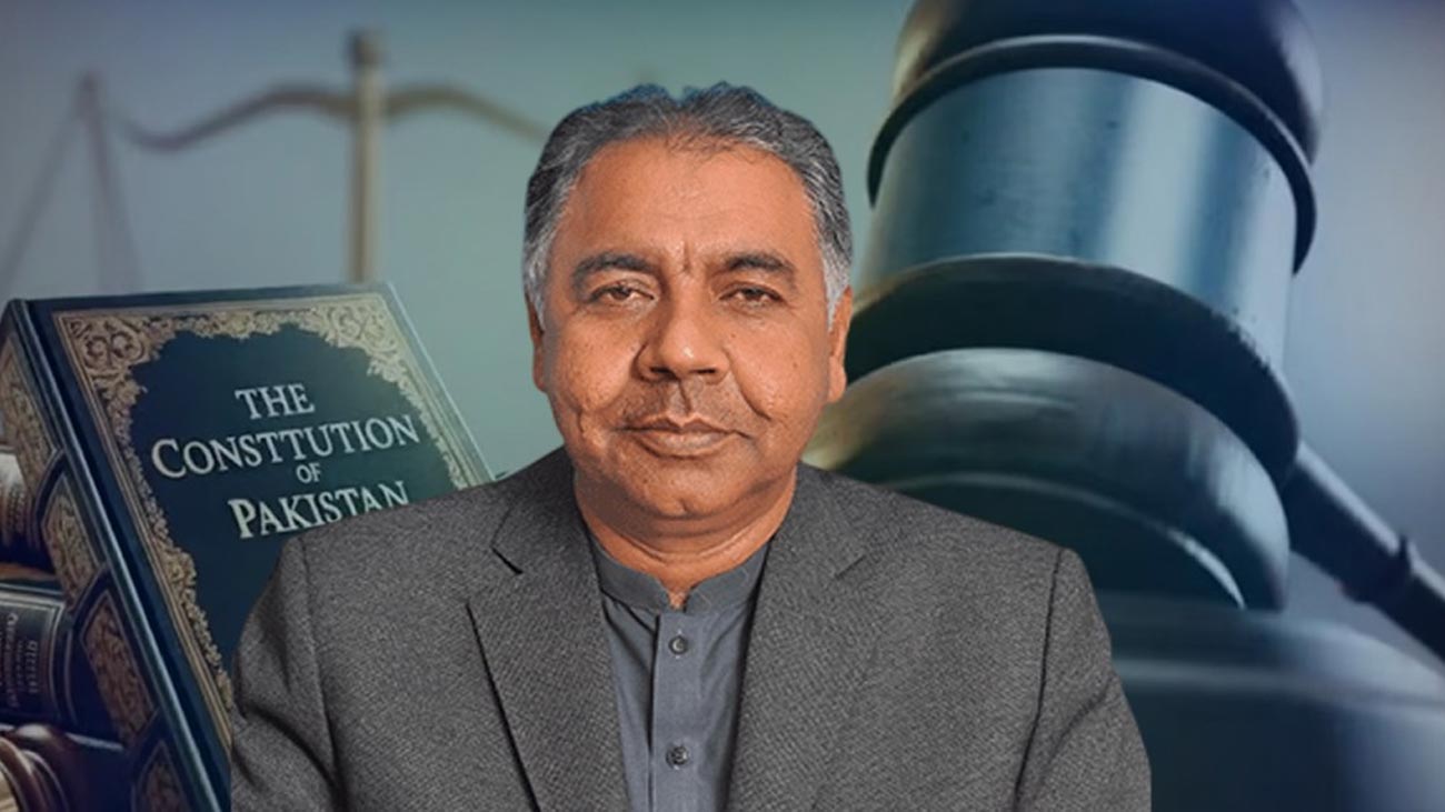 File photo of PTI Senator Saifullah Abro.