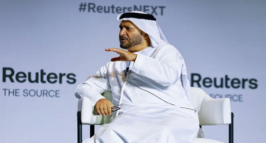 File photo of diplomatic adviser to the United Arab Emirates President Anwar Gargash. Reuters