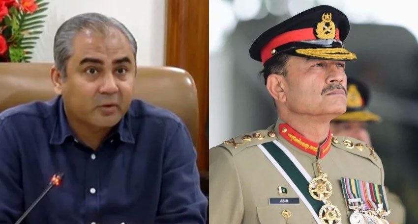 Mohsin Naqvi and Field Marshal Syed Asim Munir