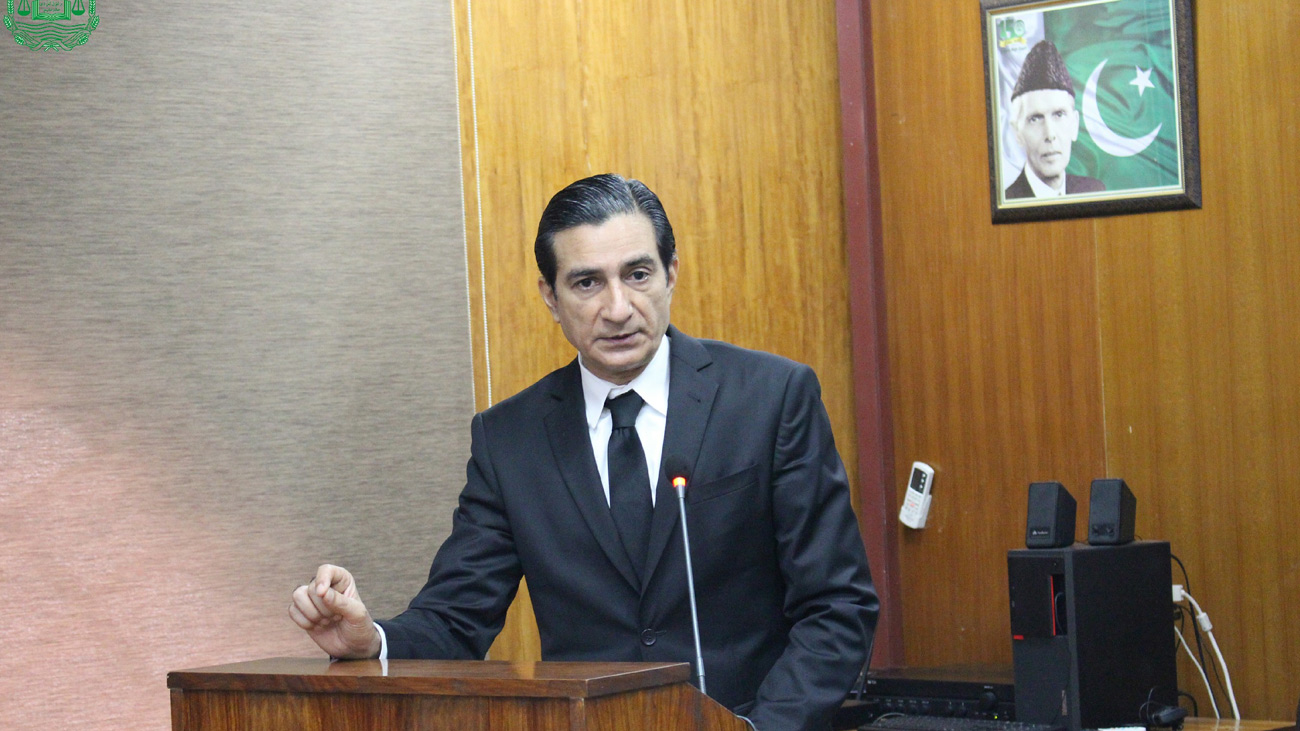 Justice Shams Mehmood Mirza submitted his resignation to President Asif Ali Zardari