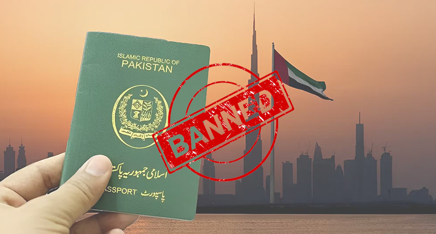 UAE visa temporary ban for Pakistani citizens?